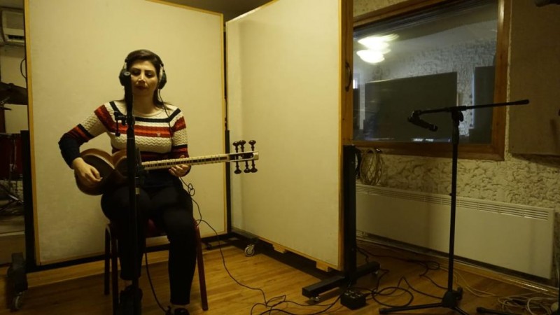  Start recording the instrumental song "autumn melody"in Kartal studio Izmir 